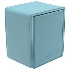 Ultra Pro Deck Box: Vivid - Light Blue (Alcove Flip) 100+ UPR15925